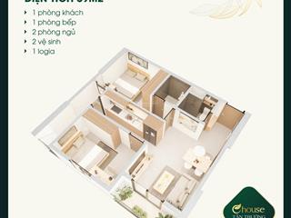 Đăng ký hồ sơ mua nhà ở xã hội ehouse tân trường ngay trung tâm mao điền 59m2, 2 pn
