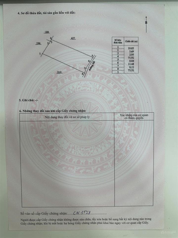 Bán đất cln phan rí thành ven biển hòa thắng 1922.8m2 giá 450tr sổ vuông có đường  0938 677 ***