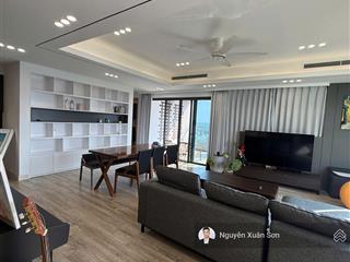Cho thuê căn góc 158m2 lake 1 aqua bay  3pn, view panorama sân golf & hồ thiên nga, full đồ.