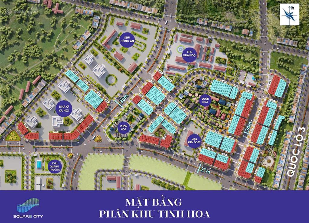 Quỹ hàng ngoại giao 15 lô tại fecon phổ yên square city giá rẻ hơn thị trường 500 triệu