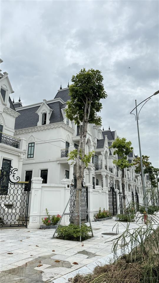 Biệt thự lâu đài 180m2, 5 tầng có hầm, sát học viện tài chính. đường 25m, vừa ở vừa kd sầm uất