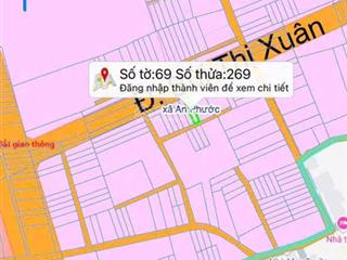 Bán đất mặt tiền bùi thị xuân, xã an phước, long thành 134m2. giá chỉ 5,5 tỷ tl