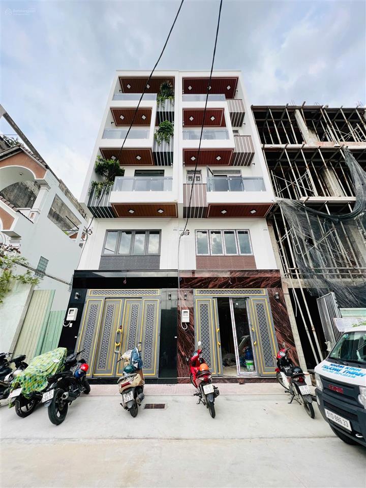 Dãy nhà siêu phẩm lê trọng tấn (4m x 20m đúc 4,5 tấm  hẻm 10m) thang máy 450kg  nội thất cao cấp