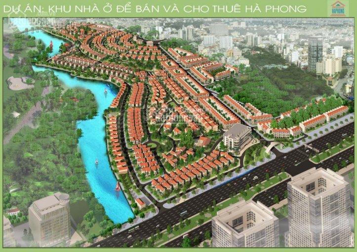 Bán biệt thự kđt hà phong, mê linh, 290m2, căn góc, sẵn nhà thô, sổ đỏ sang tên, giá 22,2 tỷ.