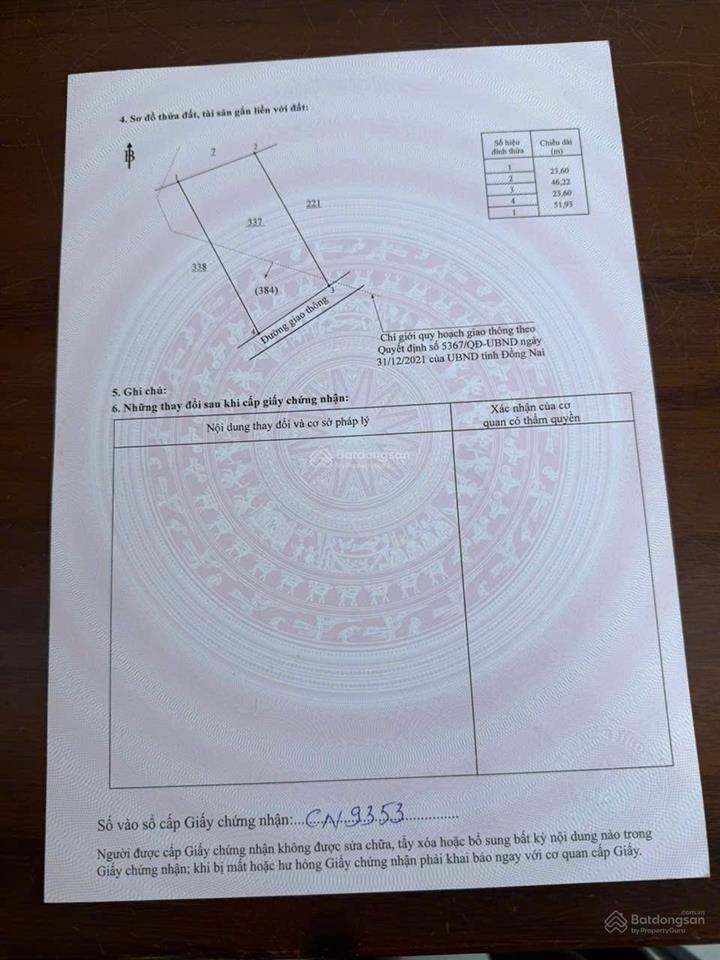 Chủ gửi bán 1.150m2 đất cln 1/hùng vương 200m