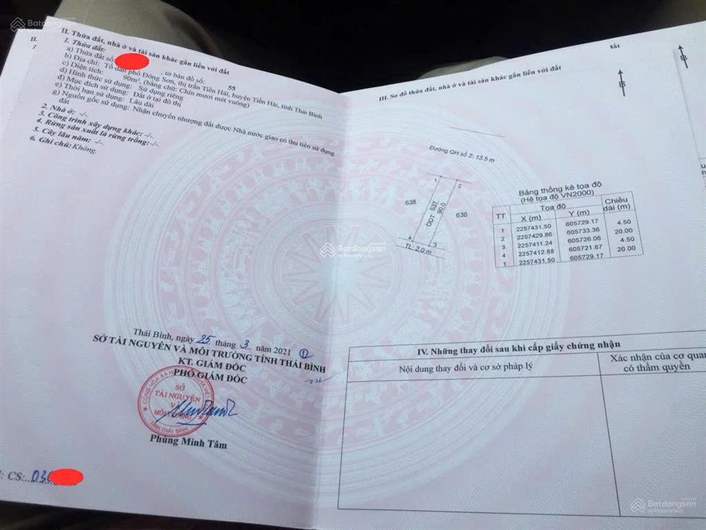Bán đất đấu giá tại trung tâm thị trấn tiền hải hưng yên, chỉ từ 16 triệu/m² sẵn sổ đỏ