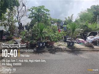 Bán lô đất đường cao sơn 7 sát bãi tắm tân trà