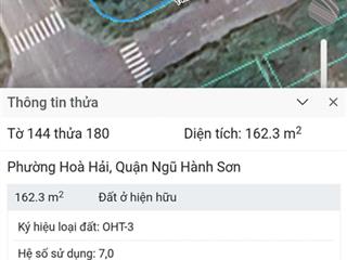 Lô góc 2 mặt tiền đường bùi quốc khái với đông hải 16