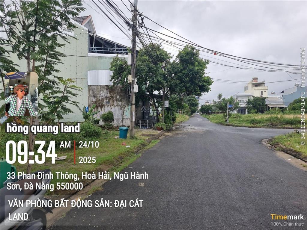 Bán lô đất đường phan đình thông sát bãi tắm tân trà