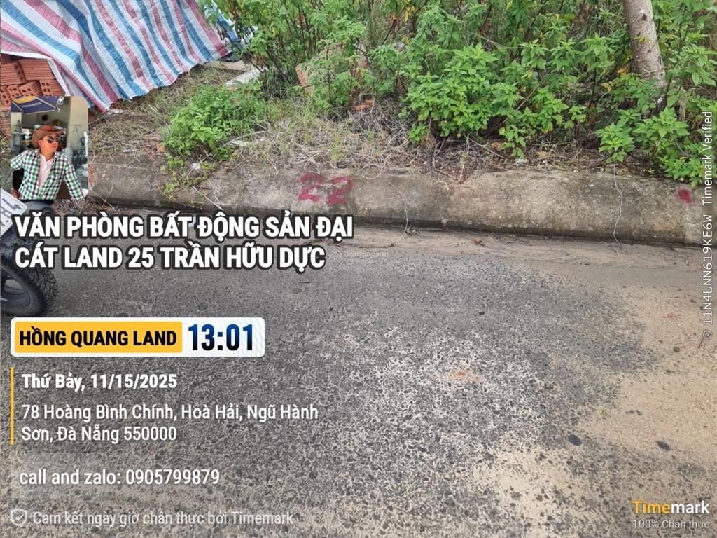 Bán cặp đất đường bùi bỉnh uyên, sát bãi tắm non nước