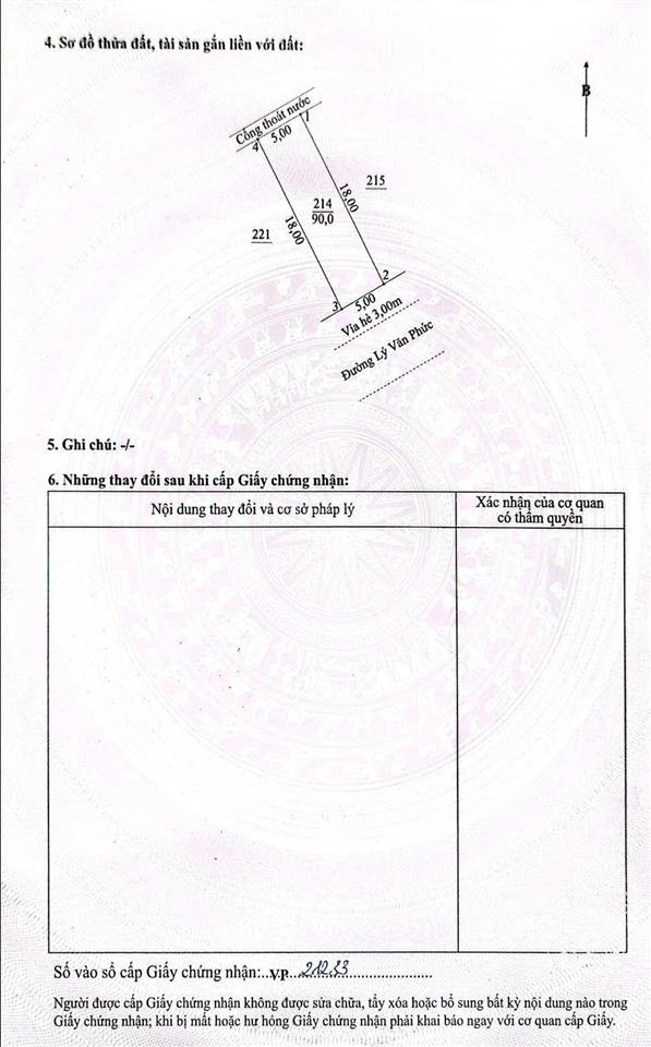 Bán lô đất đường lý văn phức, sát biển tân trà