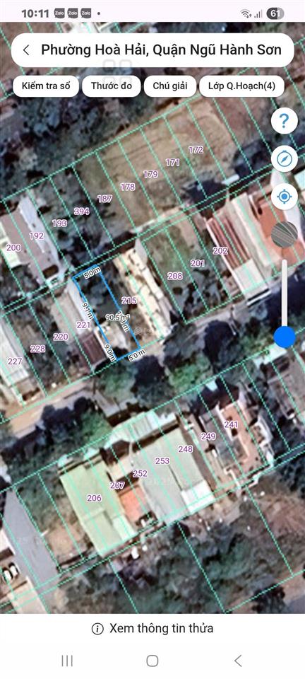 Bán lô đất đường lý văn phức, sát biển tân trà