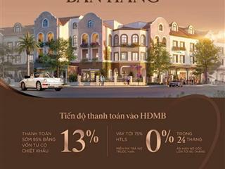 Shophouse đa công năng ở và kinh doanh mặt đường 40m  vỉa hè rộng  có hầm