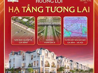 BÁN BT HỒNG HẠC CITY/PHÚ MỸ HƯNG, BẮC NINH 290M2 KÝ HĐMB TRỰC TIẾP CHỦ ĐẦU TƯ