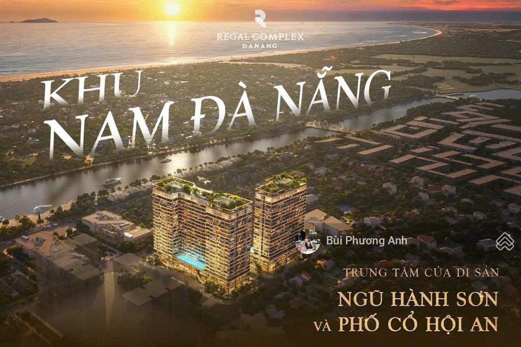 Cực hot căn hộ ngay toạ độ vàng phía nam đà nẵng regal complex,căn hộ chuẩn 5 sao mặt sông gần biển