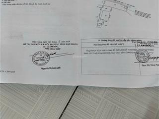 Bán đất đẹp tại đường 1/5, phường 5, vị thanh, hậu giang, 27 triệu / m2, 100m2