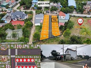 Bán lô đất 75m² mặt tiền 8m trung tâm xã phú mãn, quốc oai đẹp khó tìm