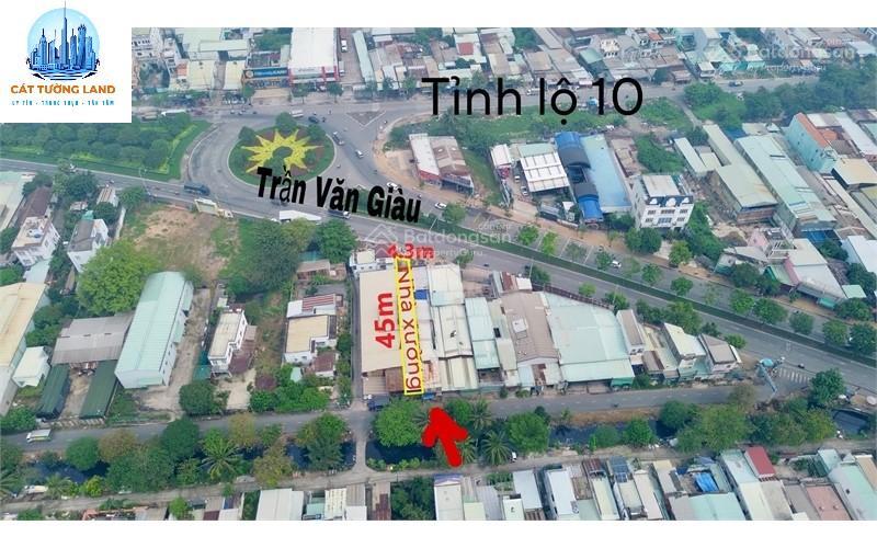 Bán xưởng 200m2 mặt tiền trần văn giàu ngay vòng xoay tỉnh lộ 10 chỉ 6.5 tỷ tl tốt