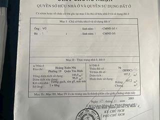 Bán nhà 107m2, 4 tầng  hoàng xuân nhị thông trịnh đình trọng, gần âu cơ, tân phú  chỉ 7.5 tỷ