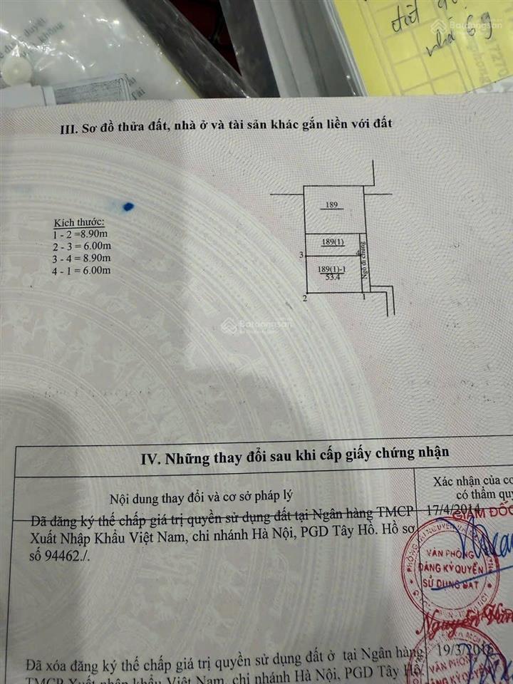 Phố trạm  long biên, sđcc, diện tích 54m2, mặt tiền 6m, vị trí đắc địa, trung tâm quận