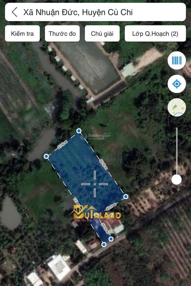 Bán đất nền 3500m2 tại nhuận đức, củ chi, hồ chí minh, giá siêu hời 9,5 tỷ