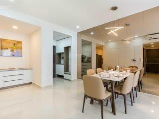 Cho thuê căn hộ 3 phòng ngủ 2wc 117m2 gold view quận 4, view sông, giá 24 tr full nt  0902 610 ***