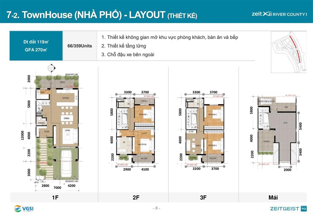 Cần bán căn nhà phố 119m2 gs metrocity giá 16.5 tỷ miễn trung gian