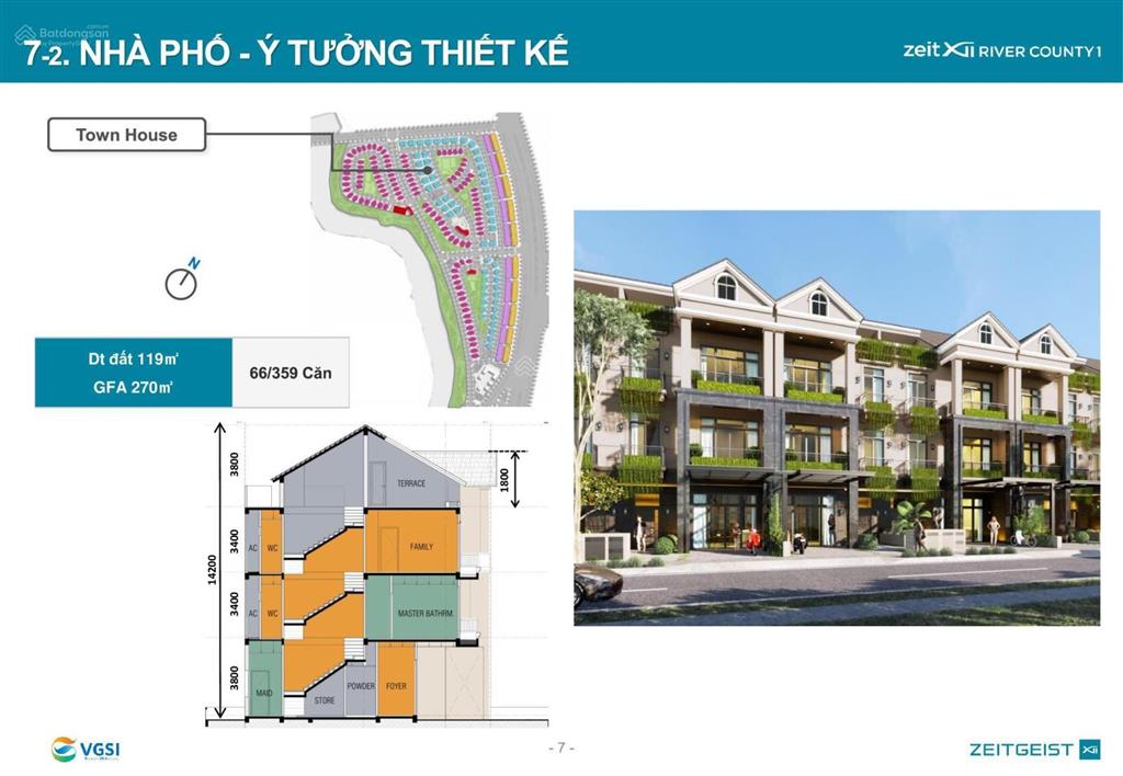 Cần bán căn nhà phố 119m2 gs metrocity giá 16.5 tỷ miễn trung gian