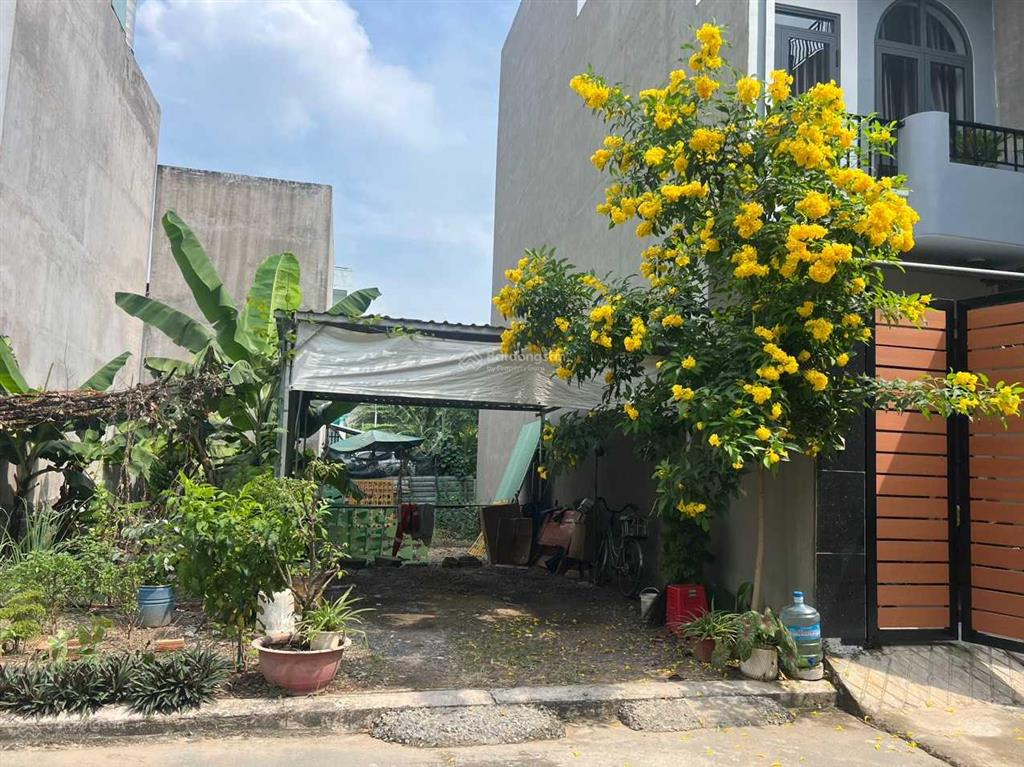 Tôi bán lô đất 120m2 ngang 8m đường 2 ôtô qua lại  sau chợ đầu mối thủ đức  sổ hồng sẵn  5tỷ6 tl