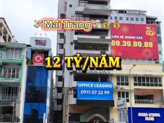 Toà nhà góc 2 mặt tiền nguyễn thị minh khai  trương định lợi nhuận ròng 12 tỷ/năm.  0939 794 ***