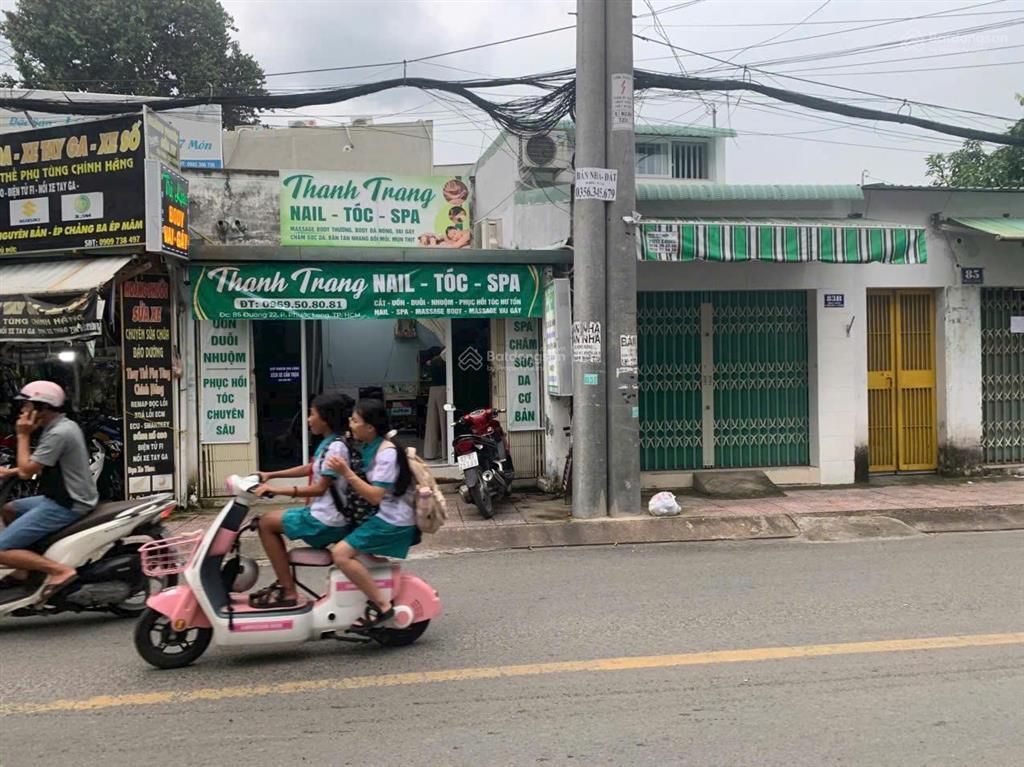 Bán nhà cấp 4 mặt tiền đường 22, phước long b, quận 9, khu dân cư, đầy đủ tiện ích, shr