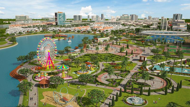Hiếm có 1 nền đất biệt thự 400m (20*20) hướng ra hồ sinh thái rộng 19ha sổ đỏ cầm tay giá chỉ 26 tỷ