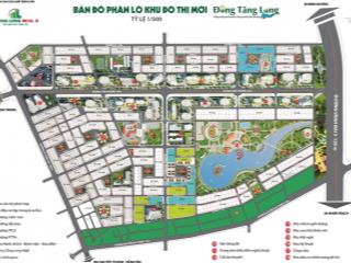 Chính chủ gửi bán 1 nền tái định cư trong khu đô thị đông tăng long 100m2, sổ đỏ giá chỉ 61tr/m2