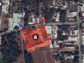 Bán bán đất 4850m2 mặt tiền đường nguyễn thị hai, xã trung an