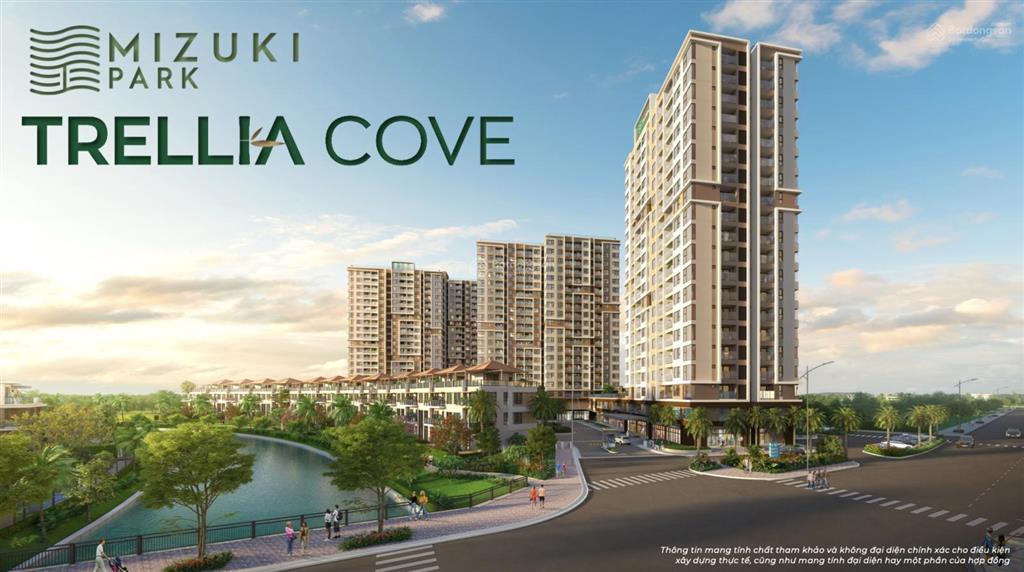 Căn hộ 3pn trellia  mizuki 97.4m2, 2 ban công thoáng mát, mua trực tiếp cđt, liền kề phú mỹ hưng