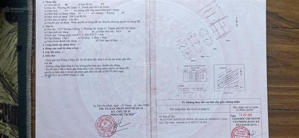 Bán gấp nhà mặt tiền 3x9m. 1t, 1 l, 4 l, đường 3/2, phường 6, quận 11. giá 11.8tỷ.  0938 888 ***