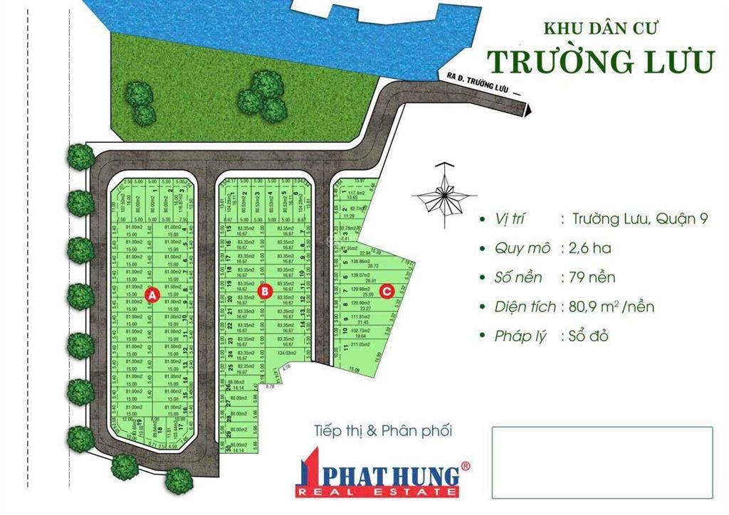 Đất nền da vạn phát hưng, đất nền da vạn phát hưng, trường lưu, long trường, q9, 80m2, chỉ 4tỷ5