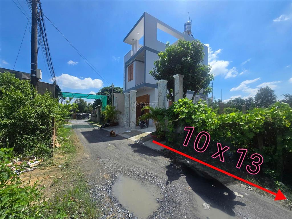 Bán đất thật không ảo, 134 m2 full thổ cư giá 1,85 tỷ sổ sẵn xã tân phú trung