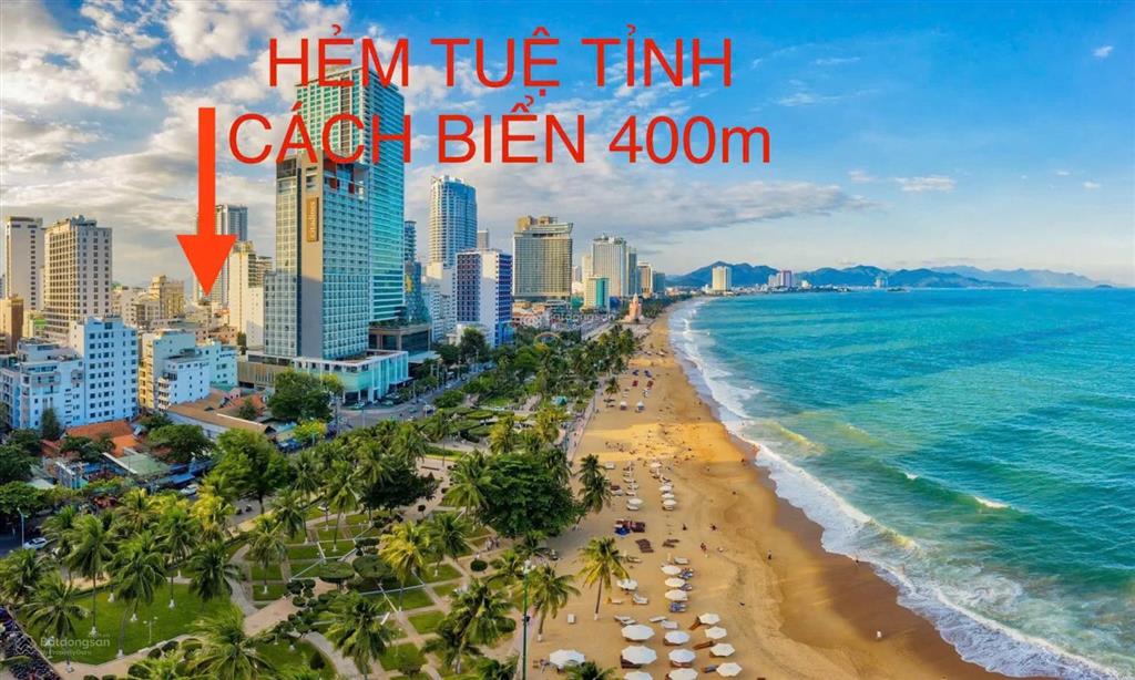 Bán đất xây khách sạn ngang 8,7m hai mặt tiền khu phố tây, tp nha trang chỉ 21,5 tỷ (135 triệu/m²)