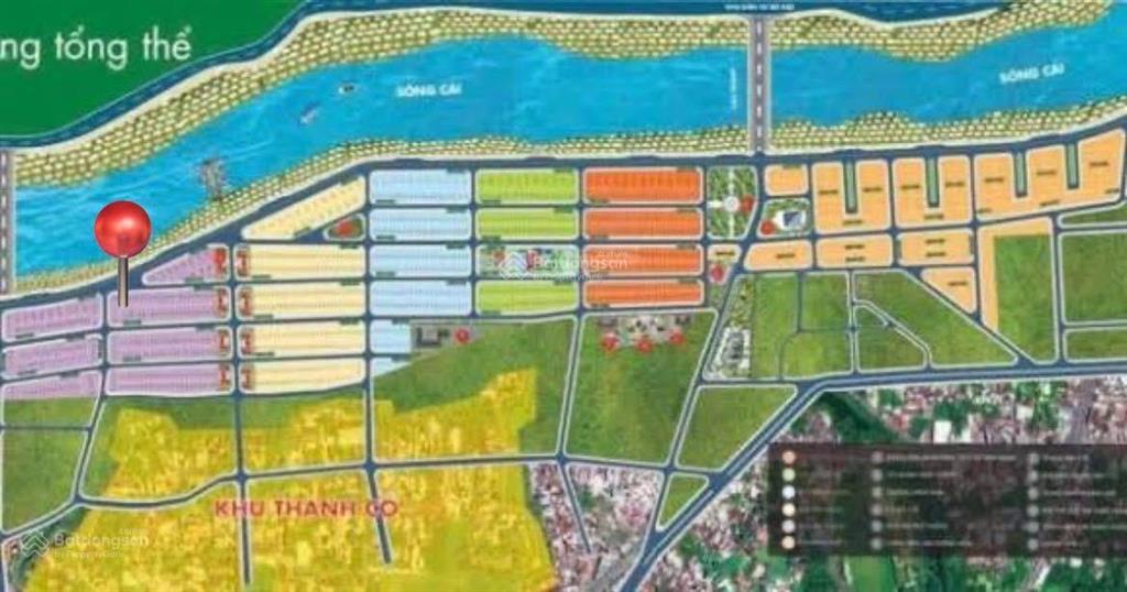 [hàng hiếm] bán đất khu đô thị nam sông cái  view sông, diện tích nhỏ, giá cực hấp dẫn chỉ 24,5tr