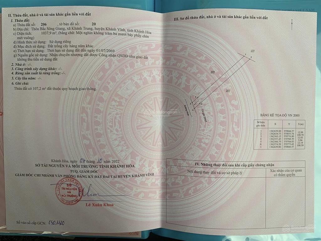 Bán gấp đất triền đồi vườn bưởi siêu đẹp  thích hợp xây biệt thự nghỉ dưỡng  chỉ 485 triệu