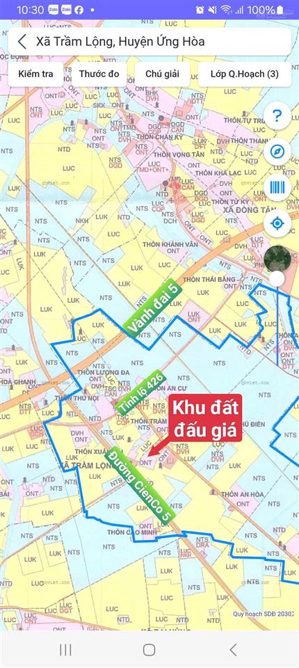 Bán đất 426 trầm lộng, 3,026 tỷ, 178m2, pháp lý đầy đủ, mặt tiền 6m, ngõ rộng 7m, hot!