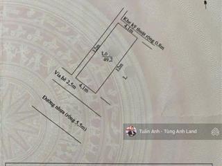 Bán lô 3 mặt thoáng đất tái định cư đằng hải 2 giáp đường trần hoàn, hải an