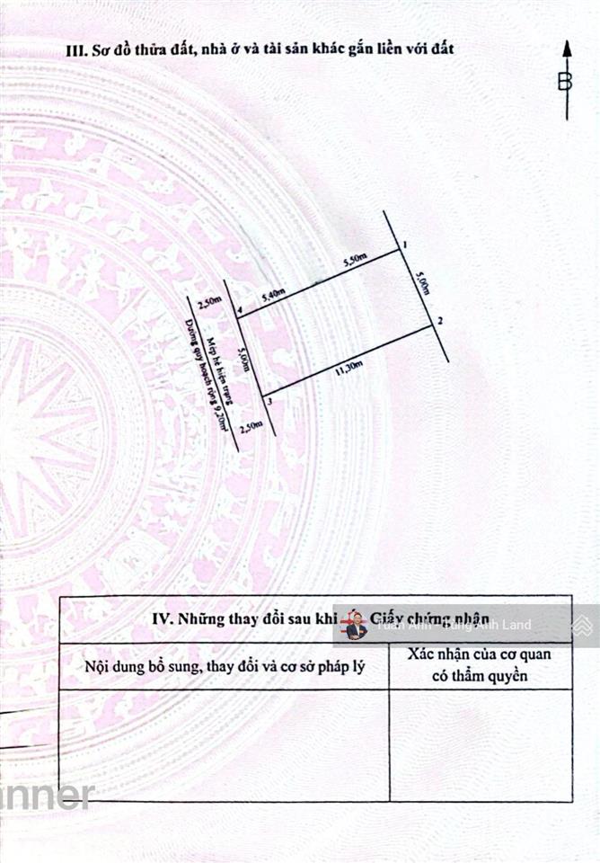 Bán lô 55,6m² đất tđc cây đa, văn cao  lê hồng phong