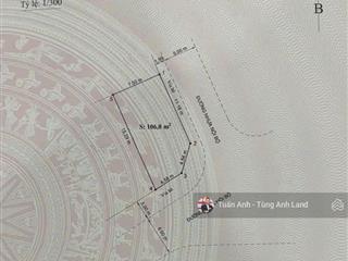 Lô góc 106m² biệt thự vườn hồng  hải an