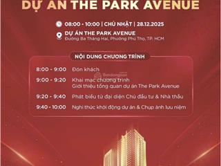Căn hộ 2pn the park avenue giá tốt nhất hiện tại. giá bán 6.5 tỷ all in đã có vat. hl 0901 353 ***