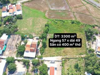 Đất rộng vạn phú, mặt tiền 57m. giá chỉ hơn 1tr7/m2, sẵn có 400m2 thổ