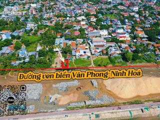 Mặt biển kkt vân phong  vạn ninh  mặt tiền 10 m. giá 43 tr/m2