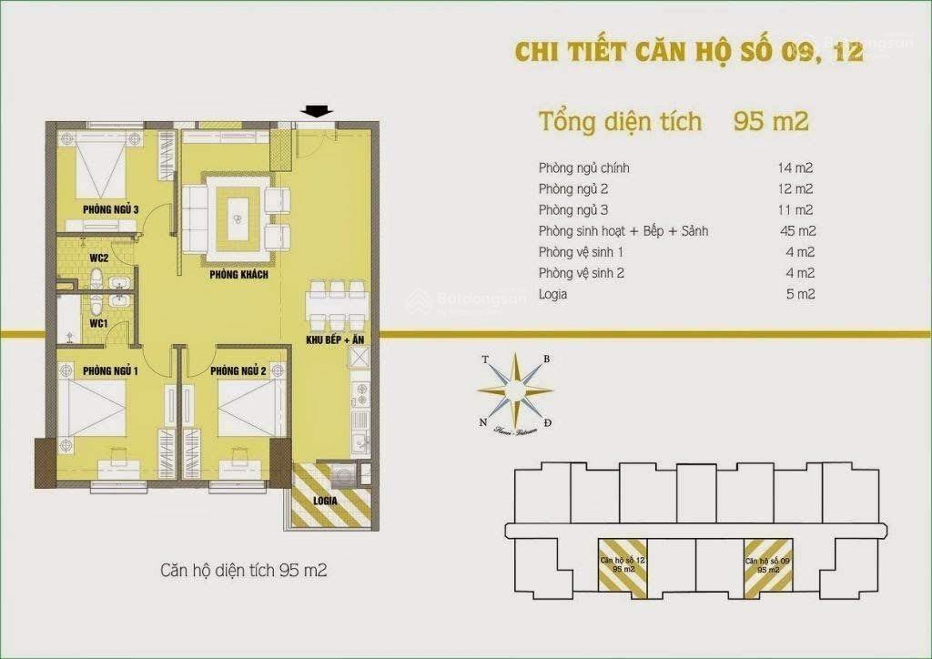 Tôi muốn bán căn hộ chung cư 100m2 căn góc đn, 3pn tại c37 bộ công an  bắc hà tower, trung văn, hn