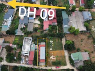 Chính chủ em cần tiền bán rẻ lô đất 400m2 /170m2 đất ở ngay làn 2 dh09 hoà thạch quốc oai hà nội